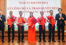 Điều động, bổ nhiệm đồng chí Lưu Hồng Vân - Phó Trưởng Ban Tuyên giáo Tỉnh ủy giữ chức vụ Hiệu trưởng Trường Chính trị tỉnh; đồng chí Nguyễn Quốc Bảo - Trưởng Ban Tuyên giáo Thành ủy, Giám đốc Trung tâm Chính trị TP. Cam Ranh giữ chức vụ Phó Trưởng Ban Tuyên giáo Tỉnh ủy
